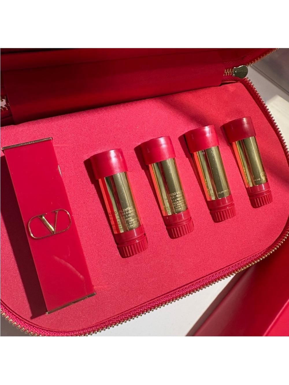 Valentino lipstick set
